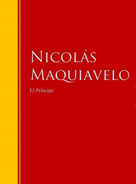 Nicolas Maquiavelo - El Príncipe, E-bok