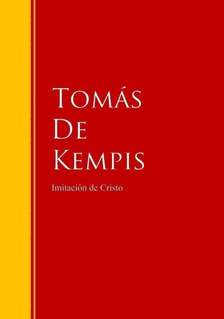 Tomas De Kempis - Imitación de Cristo, E-bok