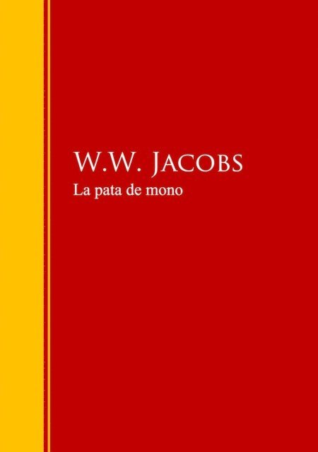 W.W. Jacobs - La pata de mono, E-bok