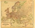 Historische Verkehrskarte von EUROPA 1942 [gerollt]