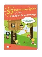 55 Gute-Laune-Spiele für draußen & unterwegs, Häftad