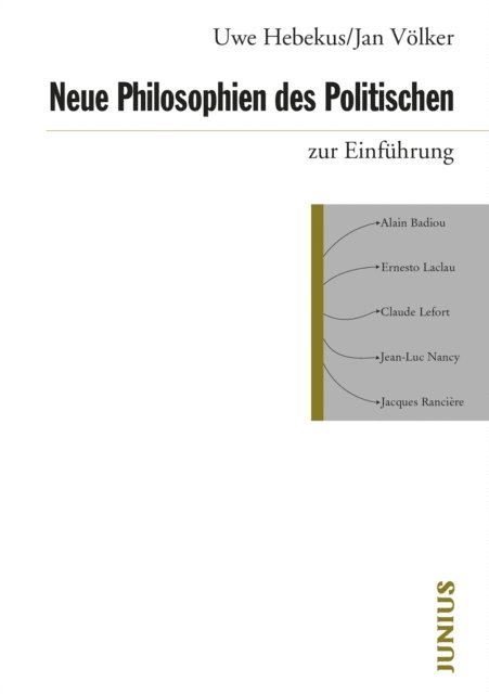 Jan Volker, Uwe Hebekus - Neue Philosophien des Politischen zur Einführung, E-bok