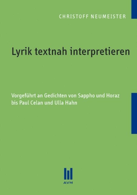 Christoff Neumeister - Lyrik textnah interpretieren, E-bok
