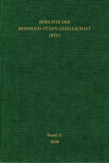 Hansjorg Kuster - Berichte der Reinhold-Tüxen-Gesellschaft (RTG), E-bok