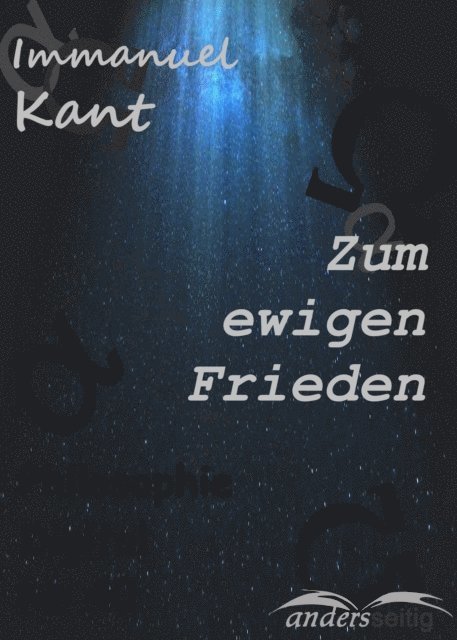 Immanuel Kant - Zum ewigen Frieden, E-bok