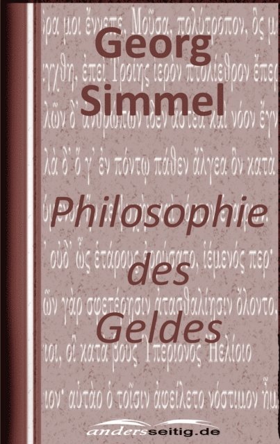 Georg Simmel - Philosophie des Geldes, E-bok