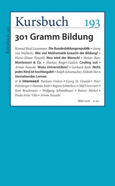 Armin Nassehi, Peter Felixberger - Kursbuch 193, E-bok