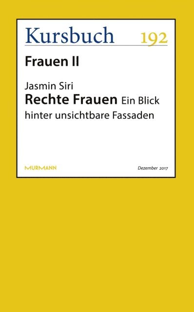 Jasmin Siri - Rechte Frauen, E-bok