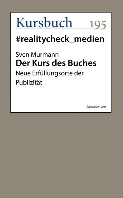 Sven Murmann - Der Kurs des Buches, E-bok