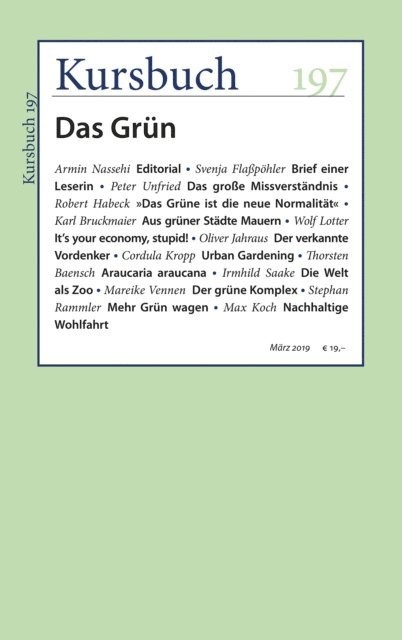 Peter Felixberger, Armin Nassehi - Kursbuch 197, E-bok