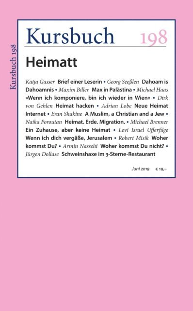 Peter Felixberger, Armin Nassehi - Kursbuch 198, E-bok