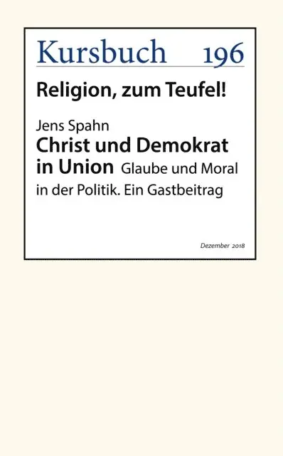 Jens Spahn - Christ und Demokrat in Union, E-bok. Tillgänglighet: Lägg i varukorg