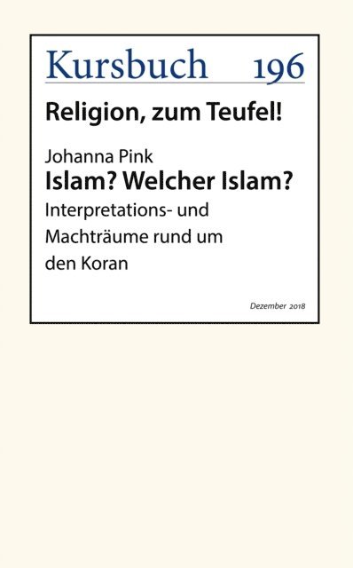Johanna Pink - Islam? Welcher Islam?, E-bok