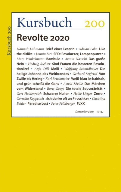 Armin Nassehi, Peter Felixberger - Kursbuch 200, E-bok