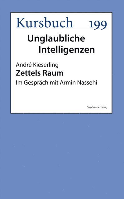 Andre Kieserling - Zettels Raum, E-bok