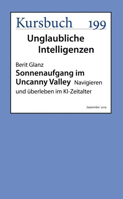 Berit Glanz - Sonnenaufgang in Uncanny Valley, E-bok