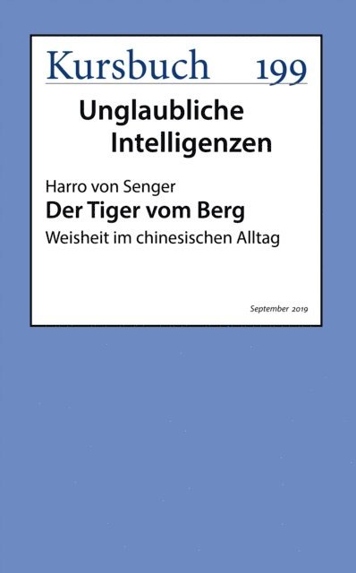 Harro von Senger - Der Tiger vom Berg, E-bok