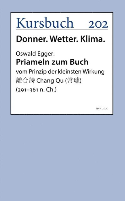 Oswald Egger - Priameln zum Buch vom Prinzip der kleinsten Wirkung, E-bok