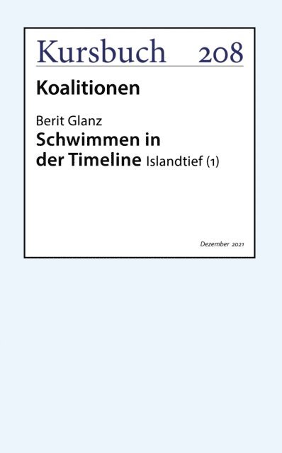 Berit Glanz - Schwimmen in der Timeline, E-bok