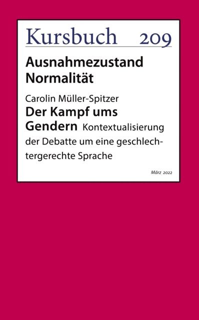 Carolin Muller-Spitzer - Der Kampf ums Gendern, E-bok