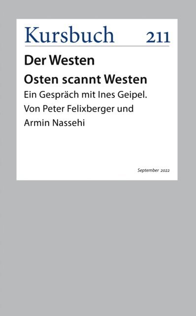 Ines Geipel - Osten scannt Westen, E-bok