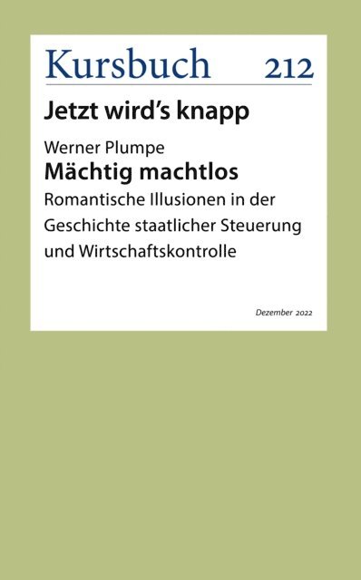 Werner Plumpe - Mächtig machtlos, E-bok