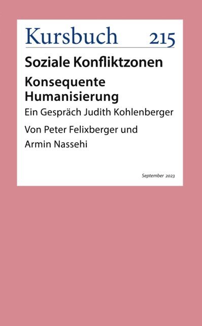 Judith Kohlenberger - Konsequente Humanisierung, E-bok
