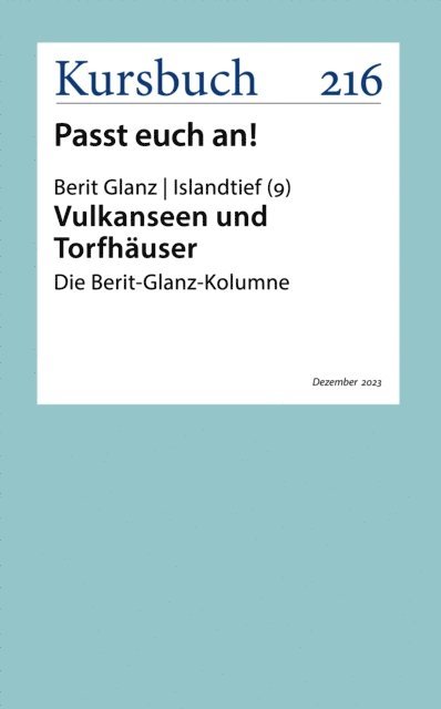 Berit Glanz - Vulkanseen und Torfhäuser, E-bok