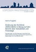 nderung der Richtlinie 2009/138/EG in Bezug auf den Bericht ber Solvabilitt und Finanzlage