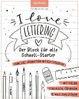Cornelia Landschützer - I Love Lettering - Der Block für alle Schnell-Starter, Häftad
