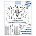 I love Lettering - 22 Alphabete fr Schnell-Starter: Volume 4