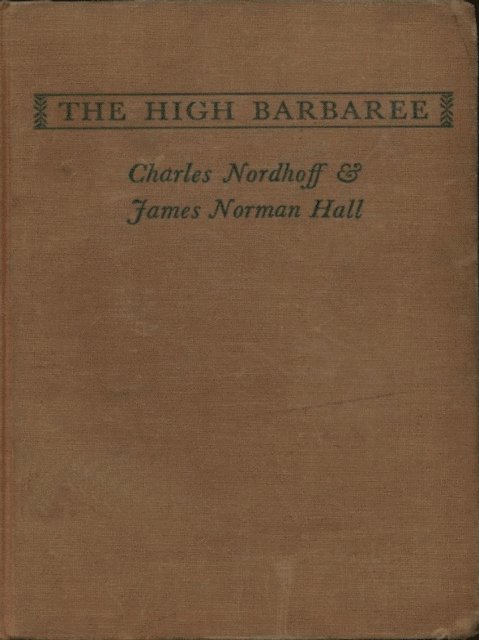 Charles Bernard Nordhoff - High Barbaree, E-bok