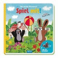 Trötsch Verlag - Trötsch Der kleine Maulwurf Spiel mit Pappenbuch mit Pop-up-Schiebern, Kartonnage