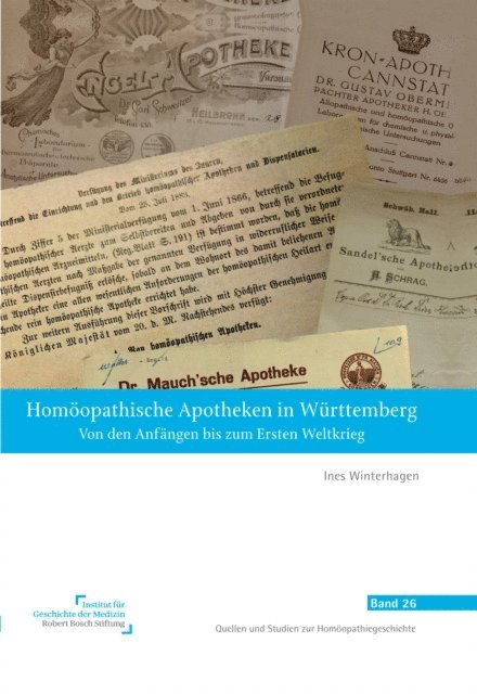 Ines Winterhagen - Homöopathische Apotheken in Württemberg, E-bok