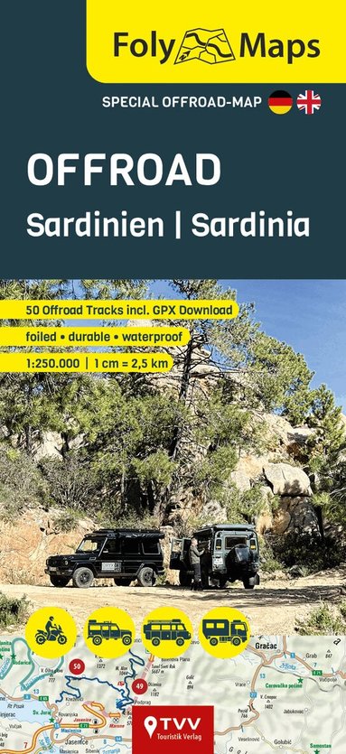 Martin Schempp, Bikerbetten - TVV Touristik Verlag GmbH - FolyMaps OFFROAD Sardinia 1:250,000, Övrigt