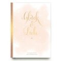 Gästebuch Hochzeit in Gold; Hochzeitsbuch für Gäste mit Gold-Veredelung ; Hardcover, 128 Seiten mit Leseband ; Gästebuch Hochzeit mit Fragen