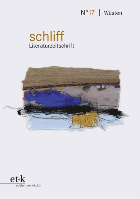 Rolf Parr, Andreas Erb, Kathrin Schuchmann - schliff -Wüsten, E-bok