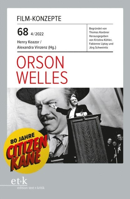 Alexandra Vinzenz, Henry Keazor - FILM-KONZEPTE 68 - Orson Welles, E-bok