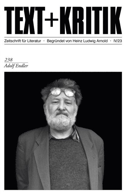 Gerrit-Jan Berendse - TEXT + KRITIK 238 - Adolf Endler, E-bok