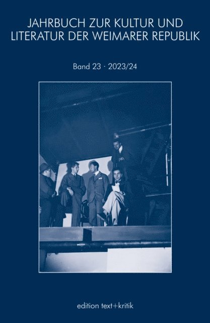 Robert Krause, Sabina Becker - JAHRBUCH ZUR KULTUR UND LITERATUR DER WEIMARER REPUBLIK, E-bok