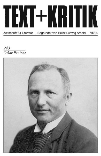Nike Thurn, Joela Jacobs - TEXT + KRITIK 243 - Oskar Panizza, E-bok
