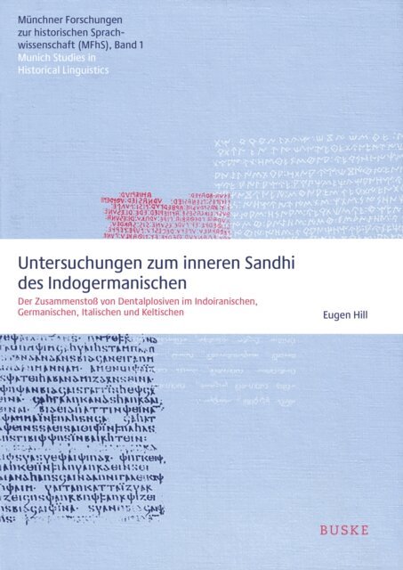 Eugen Hill - Untersuchungen zum inneren Sandhi des Indogermanischen, E-bok
