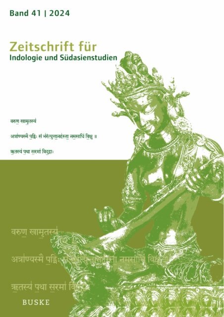 Ute Husken, Hans Harder - Zeitschrift fur Indologie und Sudasienstudien, Band 41 (2024), E-bok