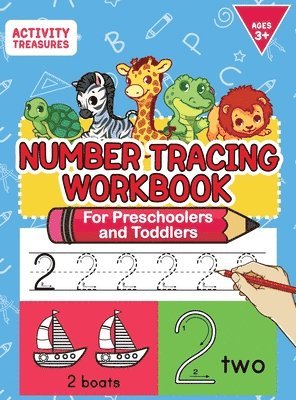 Activity Treasures - Number Tracing Workbook For Preschoolers And Toddlers, Inbunden
