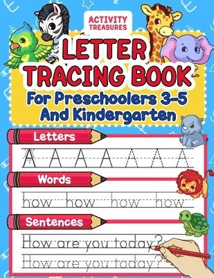 Activity Treasures - Letter Tracing Book For Preschoolers 3-5 And Kindergarten, Häftad