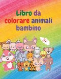 Libro da colorare animali bambino