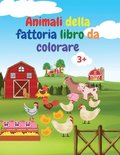 Animali della fattoria libro da colorare