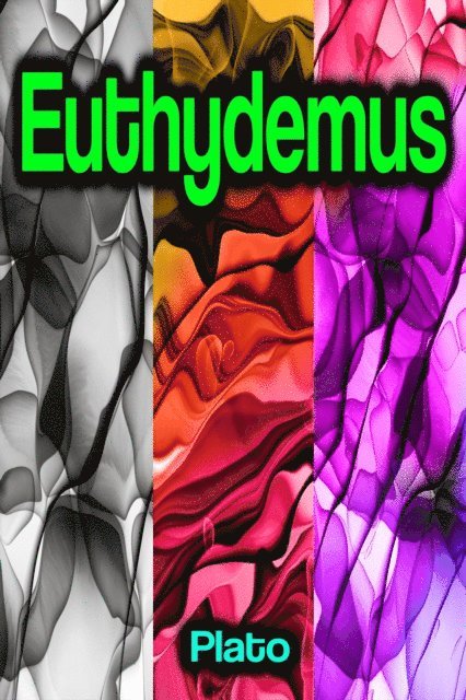 Plato - Euthydemus, E-bok