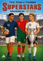 Josef Mickey Müller - Fußball Malbuch - Tore, Siege & Triumphe SUPERSTARS Fußballhelden der EM 2024 - ab 6 Jahren mit 50 Ausmalbildern, Häftad