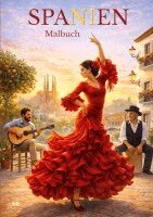 Josef Mickey Müller - SPANIEN Malbuch für Erwachsene mit 50 wunderschönen Ausmalmotiven, Häftad